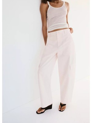 Mango Cepli Kargo Jean Pantolon