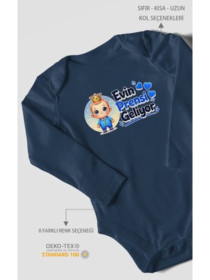 Morivo Kids Evin Prensi Geliyor! Uzun Kollu Çıtçıtlı Bebek Body