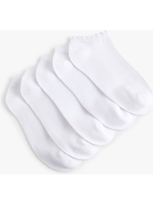 Koton Pamuklu Basic 5'li Patik Çorap Seti