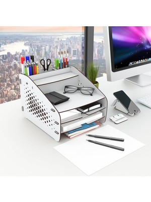 Design Otto Orta Hexa Masaüstü Organizer