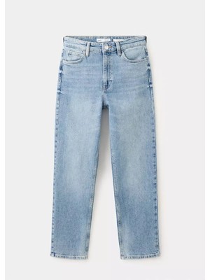 Mango Newmom Confort Yüksek Belli Jean Pantolon