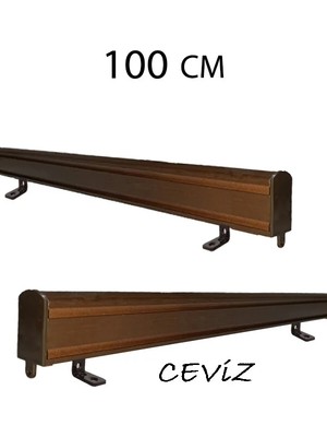 Perdemix Dekoratif Perde Ray Kornişi Alüminyum 2 Kanallı 3 cm  Metal Ayaklı