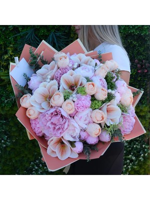 Sweet Serenity Bouquet- Yapay Çiçek Buketi