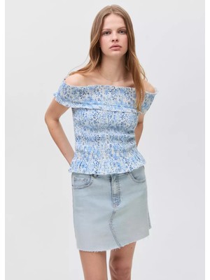 MANGO Teen Omuzları açık bluz