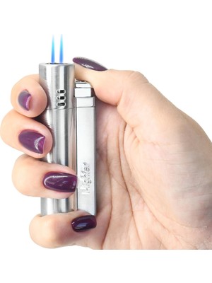 I-Lighter 815 Double Jet Gri Çakmak