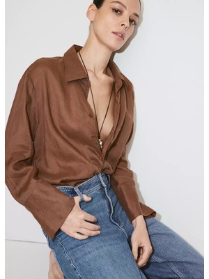 Mango Catherin Yüksek Belli Culotte Jean Pantolon