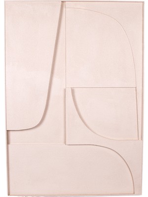 Herdekora Modern Tasarım Duvar Tablosu Krem 70X100 Cm.