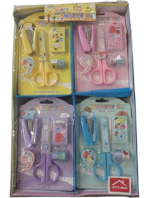  joyland kreatif kırtasiye seti (hayvanlar)-4/s jy-0093-01 (karışık renk 1 adet)
