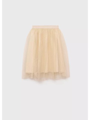 MANGO Kids Parıltılı tül etek
