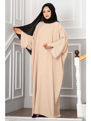 Md Ceyda Tesettür Abaya Krem