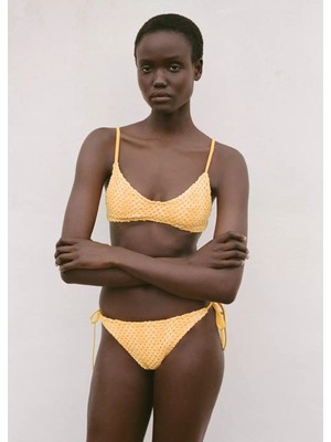 Mango Tığ Işi Bikini Üstü