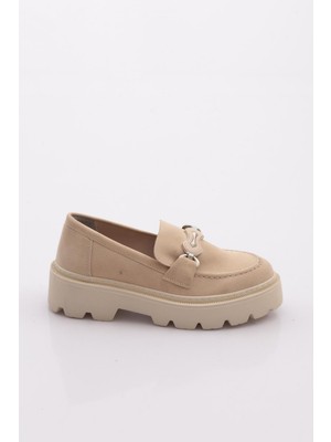Dgn 882 Kadın Aksesuarlı Loafer Ayakkabı