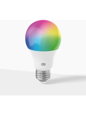 Günsan Akıllı Wifi LED Ampul Rgb Çok Renkli Tuya ve Smart Life Uygulama Destekli (9W 2700K-6500K Ayarlanabilir)