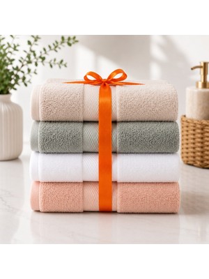 Özdilek -Woven 4 Lü Set- Süper Yumuşak El ve Yüz Havlusu (50X90)