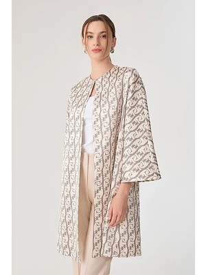 Gusto Monogram Kaftan - Gri