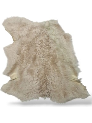 Ottoman Pouffe Hakiki Gerçek Deri Kıvırcık Tüylü Tigrado Koyun Postu 57X55CM, Video No: 28