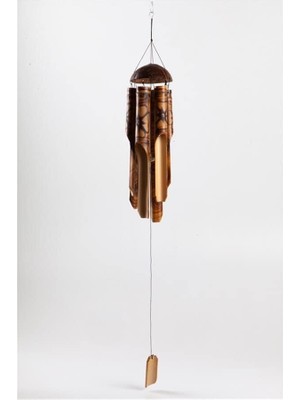 Feng Shui Coconat Bambu Rüzgar Çanı Küçük Boy