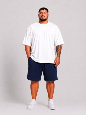 Limitless Wear Büyük Beden Erkek Bağcıklı Şort