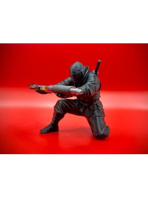 Ninja Kalemlik - Masaüstü Dekoratif Organizer / Ofis & Ev Için Şık Kalem Tutucu, Hediye Seçeneği - Ninja Pen Holder - Custom Desk Decoration!