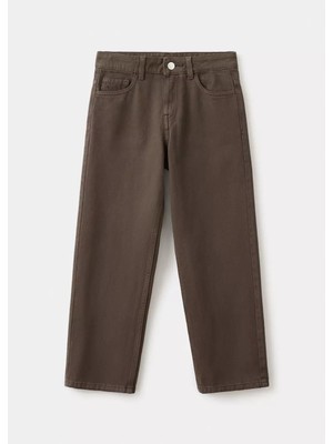 Mango Pamuklu Straight Fit Jean Pantolon
