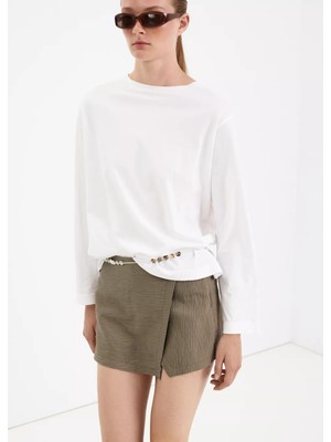 Mango Lyocell Pantolon Etek