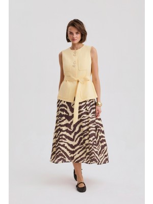 Keten Karışımlı Zebra Ikili Takım EL-2841