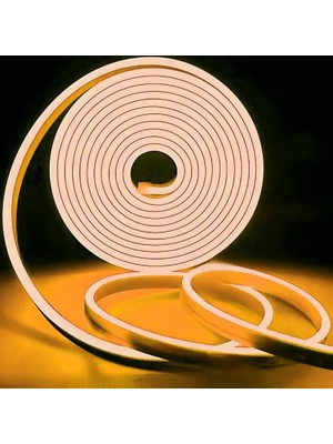 Horoz Electric 12V Dış Mekan Neon LED 5 Metre Amber IP65