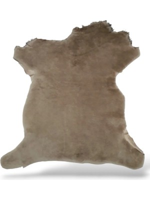 Ottoman Pouffe Hakiki Koyun Derisi Özel Ipek Serisi 50X67CM, Ipeksi Yumuşaklık ve Parlaklık, Dana Deri Posteki