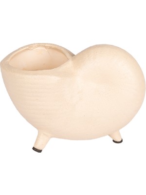 Herdekora Dekoratif Seramik Vazo Troya Krem 15X9 Cm.