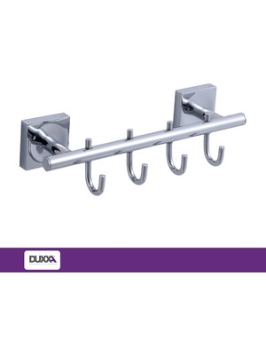 DUXXA Luna 4lü Set Askılık-Krom A.1829