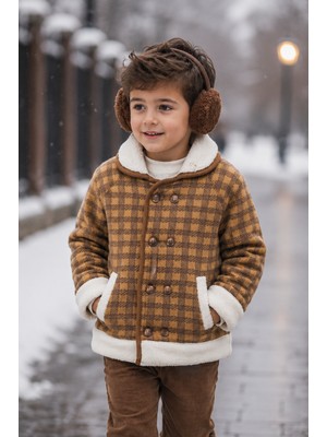 Baby Hola 1-5 Yaş Erkek Çocuk Pötikareli Içi Velsoflu Hırka 23209