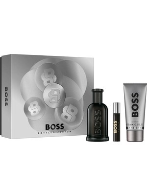 Hugo Boss Bottled Parfum 100 ml + 10 ml + 100 ml Shower Gel Erkak Parfüm Seti