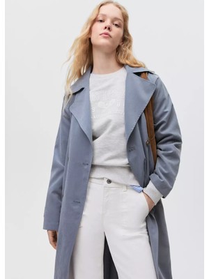 Mango Yıpranmış Paçalı Wideleg Jean