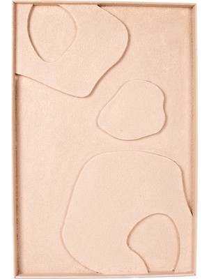 Herdekora Modern Tasarım Duvar Tablosu Krem 40X60 Cm.