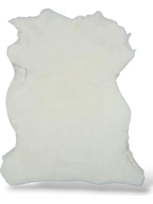 Ottoman Pouffe Hakiki Gerçek Koyun Derisi ''özel Ipek Serisi'' Post Halı 71X86CM