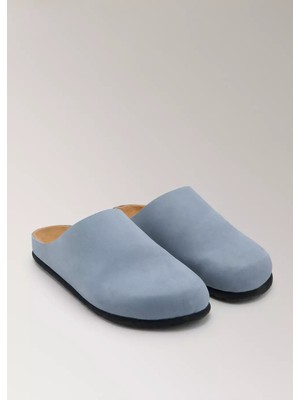 Mango Minimalist Deri Terlik