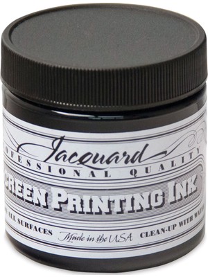 Jacquard Professional Screen Ink Serigrafi Mürekkebi 118ML Black 117