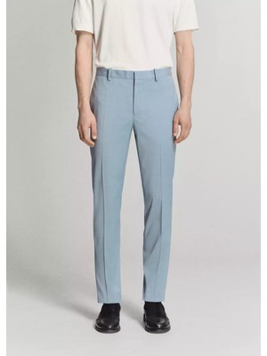 Mango Süper Slim Fit Streç Kumaştan Kumaş Pantolon
