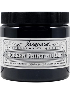 Jacquard Professional Screen Ink Serigrafi Mürekkebi 0,47L Black 117