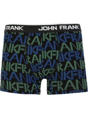John Frank Pamuklu Logolu Boxer Erkek Boxer JFBTORA02