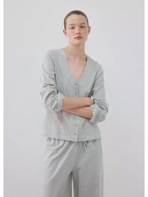 Mango Iki Parçalı Pötikareli Pijama