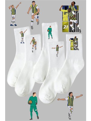 Rabona Fashion Aslan Ruhu 5'li Taraftar Çorap Seti