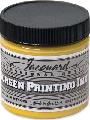 Jacquard Professional Screen Ink Serigrafi Mürekkebi 118ML Opaque Ochre 134