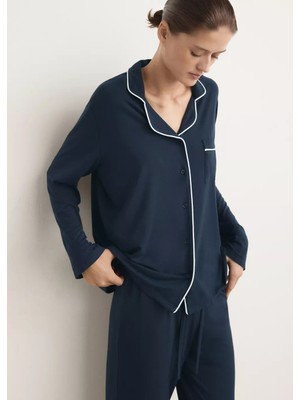 Mango Çizgili Iki Parça Pijama