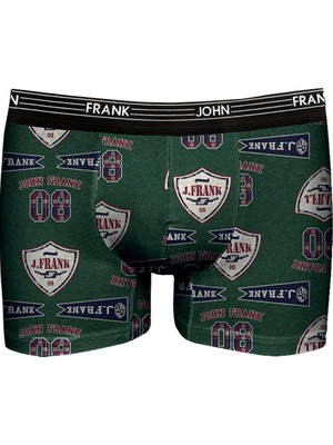 John Frank Pamuklu Logolu Boxer Erkek Boxer JFBDEG13