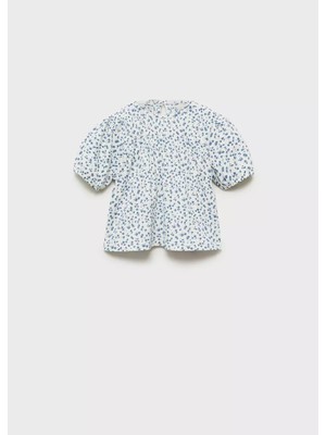 MANGO Baby Çiçek desenli tişört