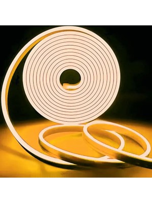 Horoz Electric 12V Dış Mekan Neon LED 5 Metre Turuncu IP65