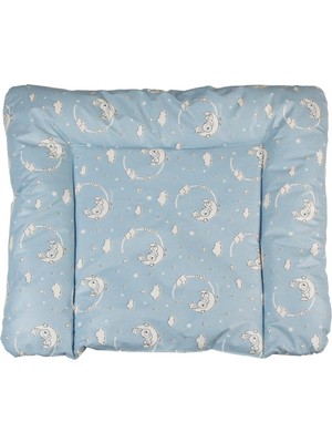 AyrStore Baby'ness Elyaf Dolgulu Pvc Alt Değiştirme Minderi, Sıvı Geçirmez, Leke Tutmaz, Aydede Desenli,