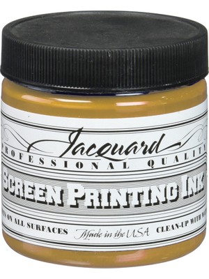 Jacquard Professional Screen Ink Serigrafi Mürekkebi 0,24L Opaque Ochre 134