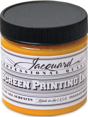 Jacquard Professional Screen Ink Serigrafi Mürekkebi 118ML Golden Yellow 102